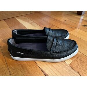 Cole Haan‎ Pinch Maine Classic Black Women's Penny Loafers Leather Size 7